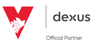 Swans Dexus logo lockup